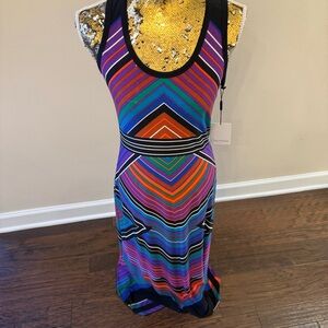 BNWT Calvin Klein Multicolor Striped Dress